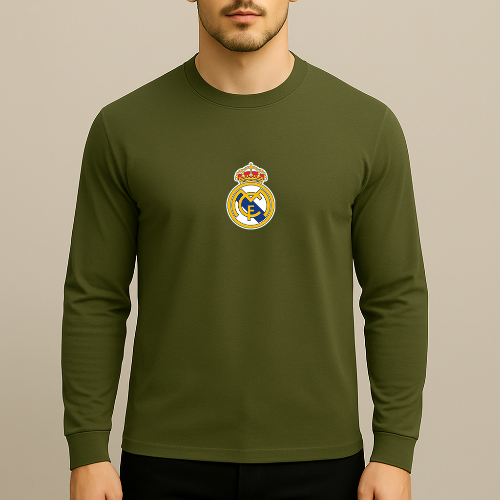 Men’s Real Madrid Soccer Long Sleeve T-Shirt