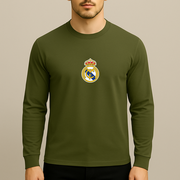 Men’s Real Madrid Soccer Long Sleeve T-Shirt