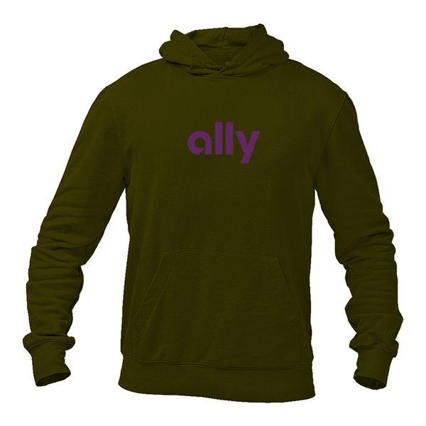 Men's Ally Financial Logo   Pullover Hoodie