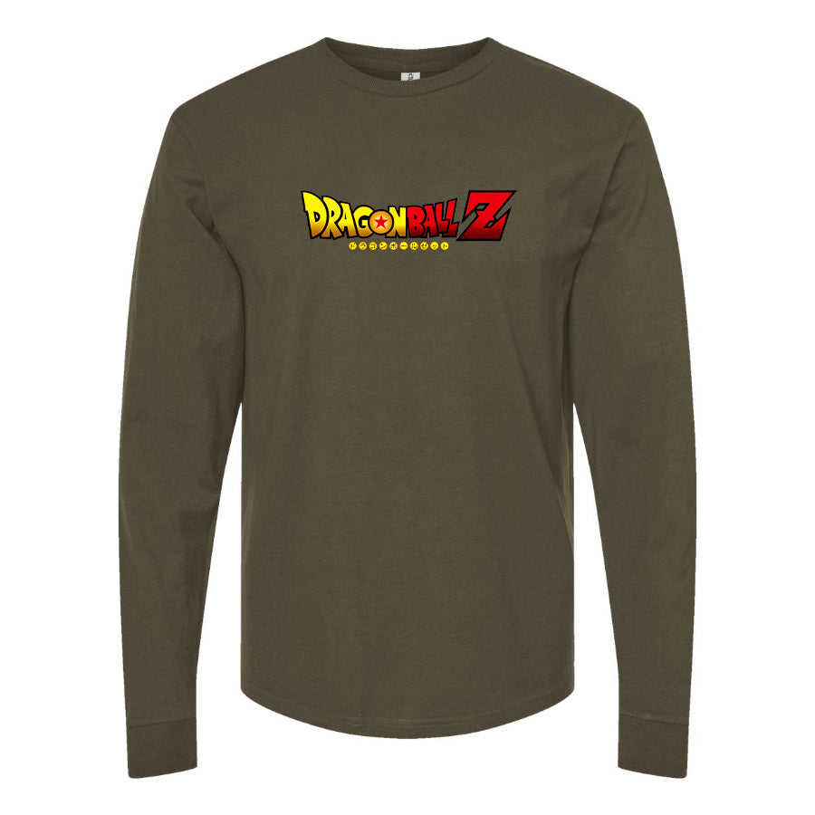 Men's Dragon Ball Z Cartoon Title Long Sleeve T-Shirt