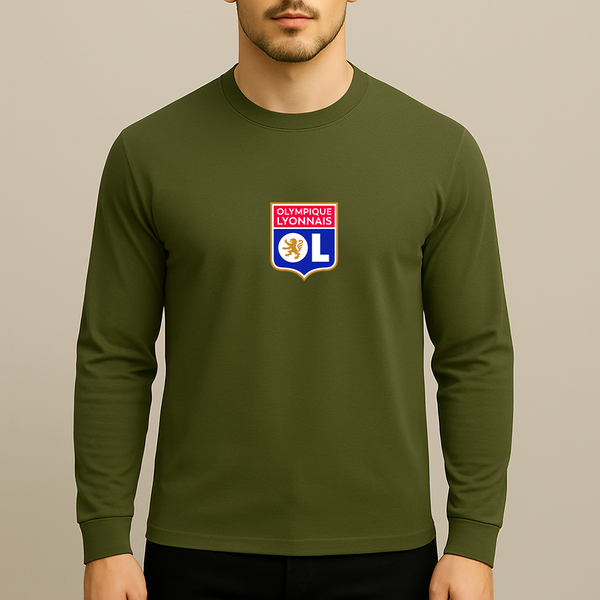 Men's Olympique Lyonnais FC Long Sleeve T-Shirt