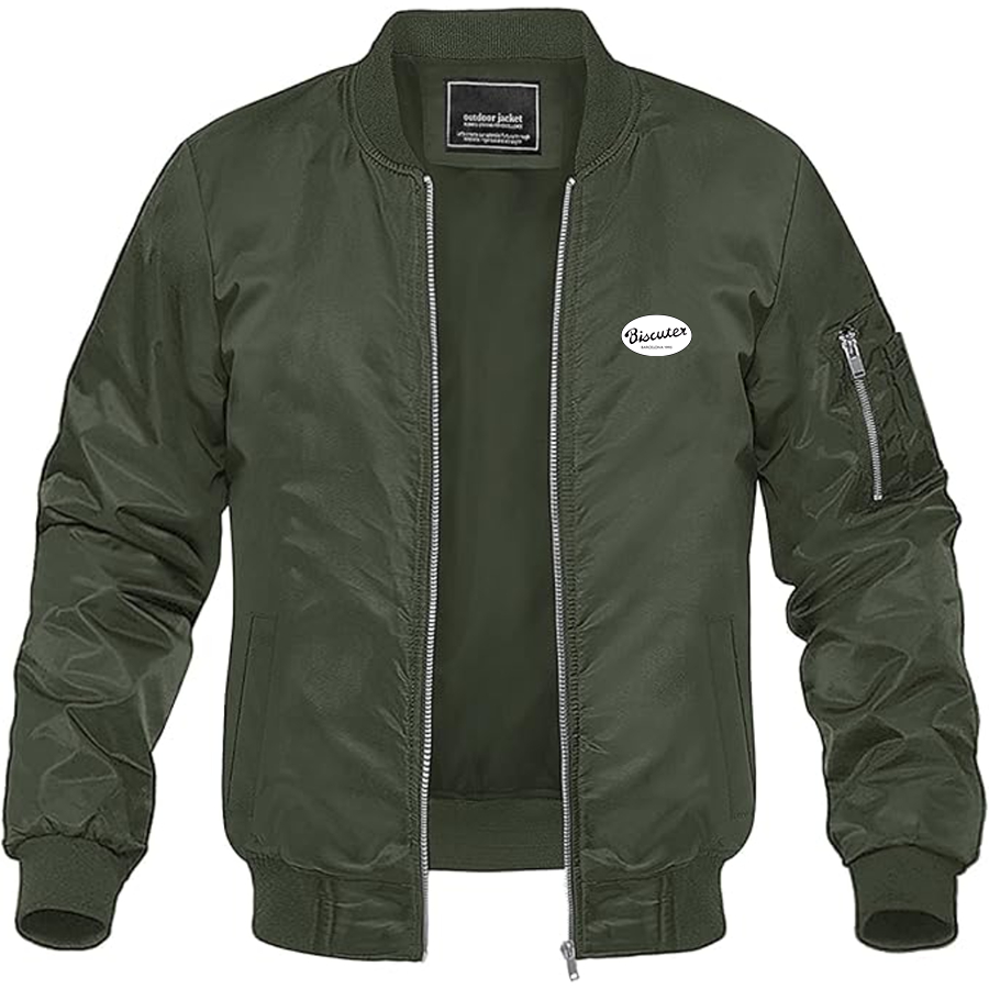 Men's Biscuter Logo Lightweight Bomber Jacket