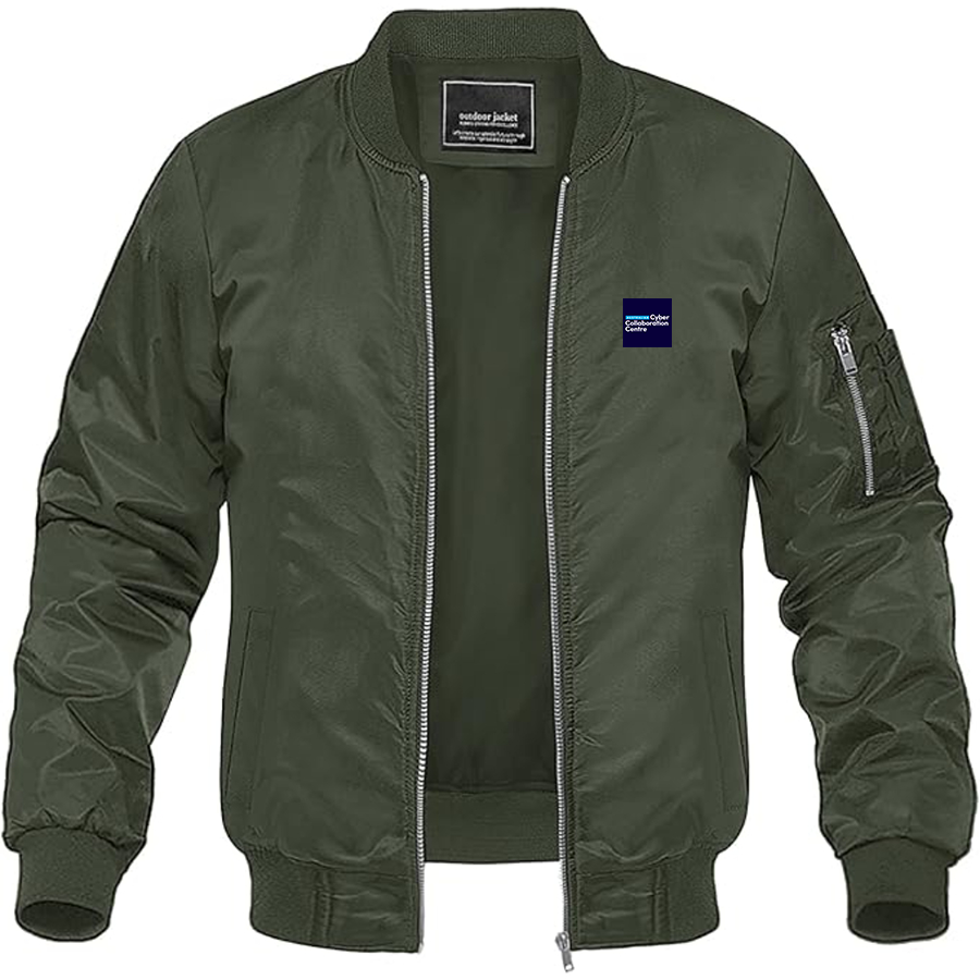 Men's Australian Cyber Collaboration Centre Logo Lightweight Bomber Jacket
