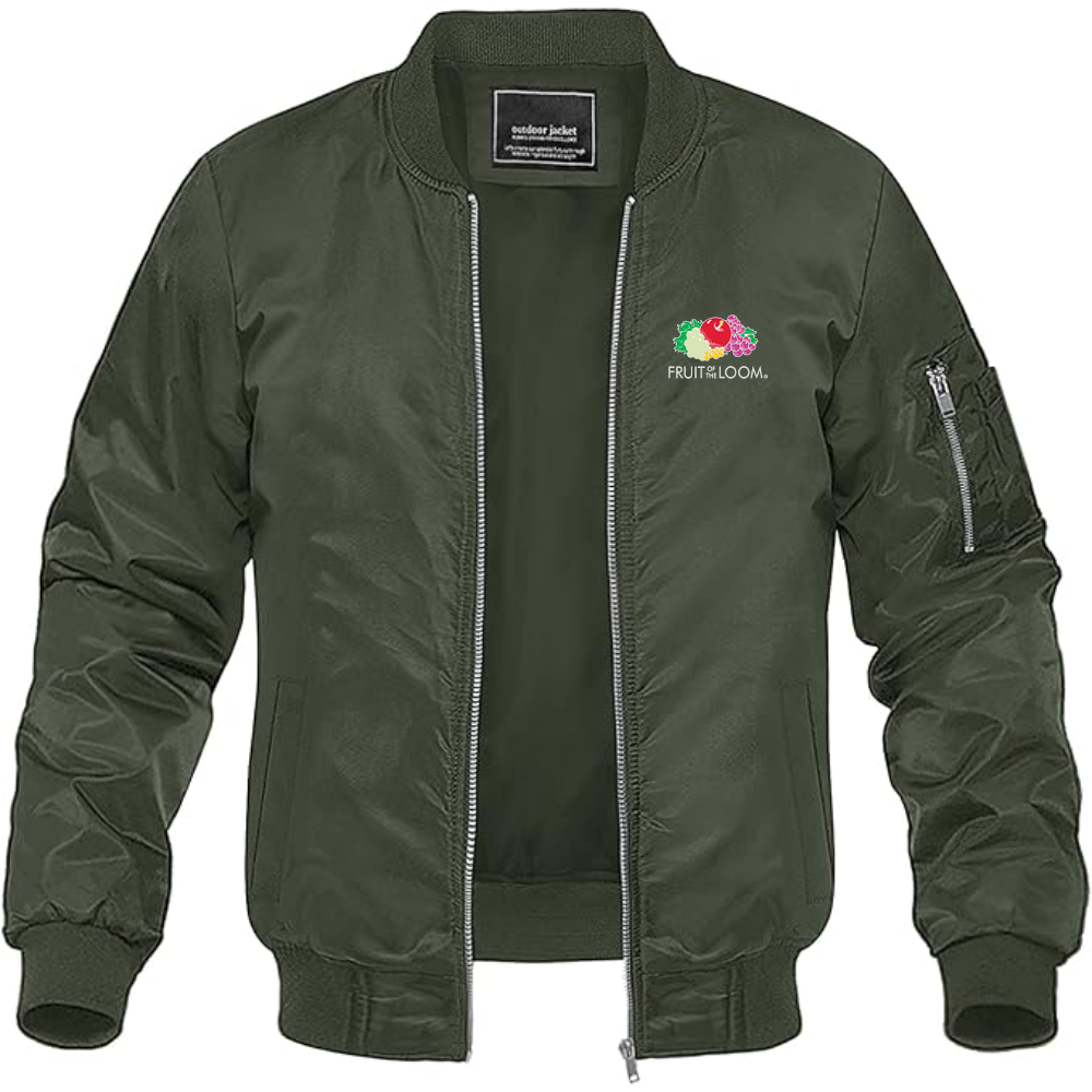 Men's Fruit Of the Loom Lightweight Bomber Jacket