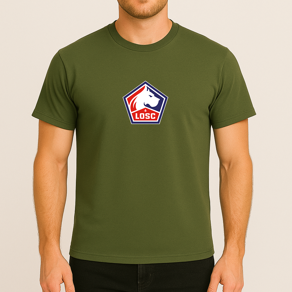 Men's Lille Olympique FC Cotton T-Shirt