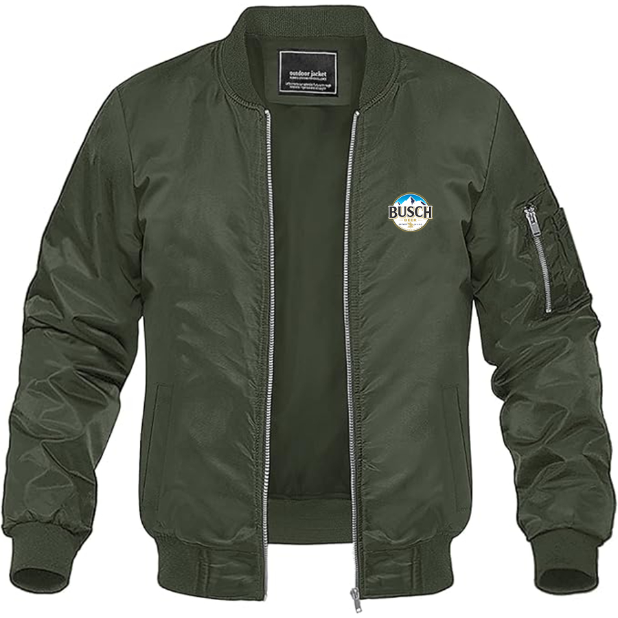 Men's Busch Logo Lightweight Bomber Jacket