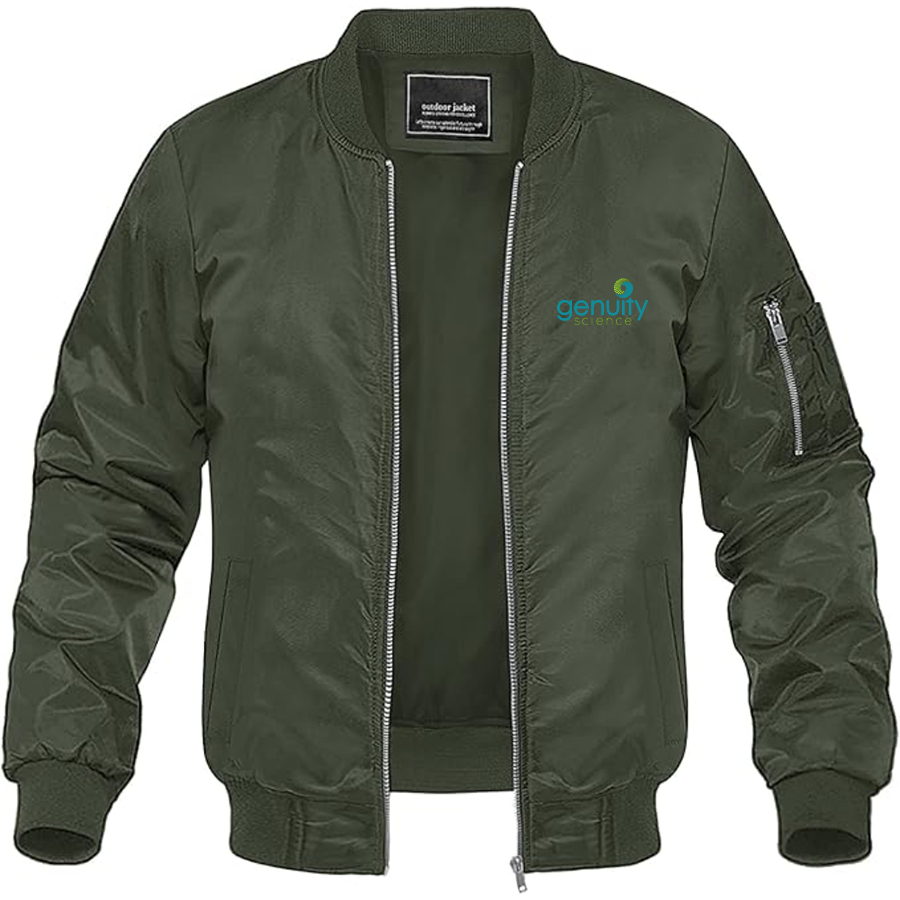 Men's Genuity Science Logo Lightweight Bomber Jacket