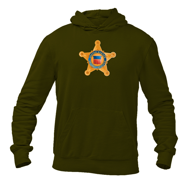 Men's Secret Service Star Logo  Pullover Hoodie