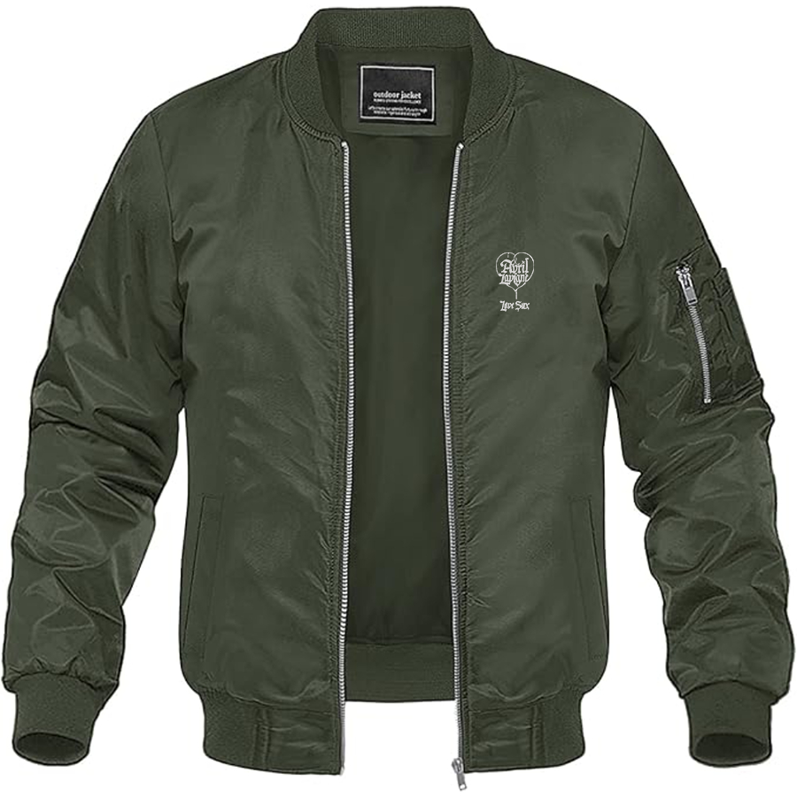 Men's Avril Lavigne Logo Lightweight Bomber Jacket