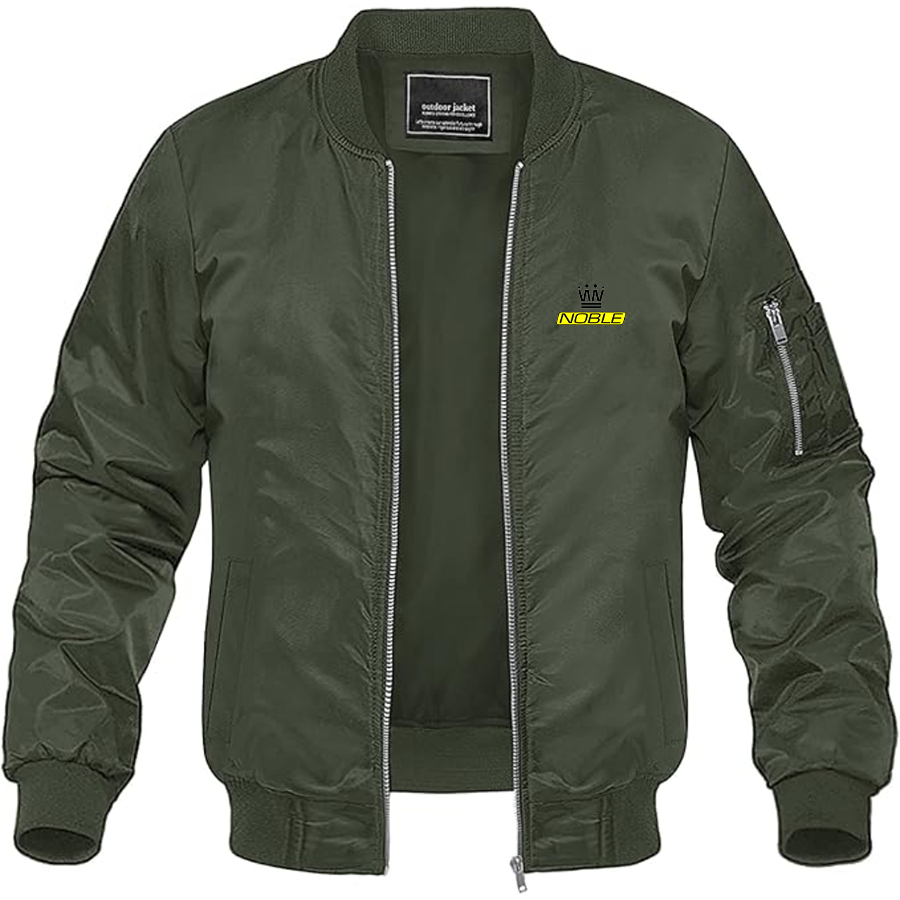 Men's Noble Logo Lightweight Bomber Jacket