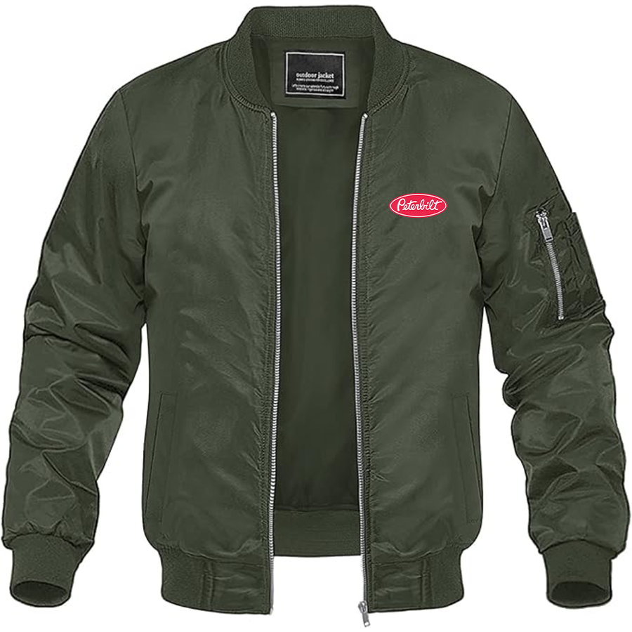 Men's Peterbilt Logo Lightweight Bomber Jacket