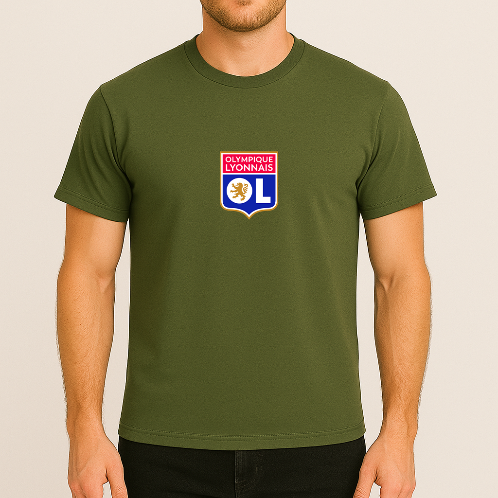 Men's Olympique Lyonnais FC Cotton T-Shirt