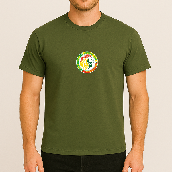Men's Senegal National Soccer Team Cotton T-Shirt