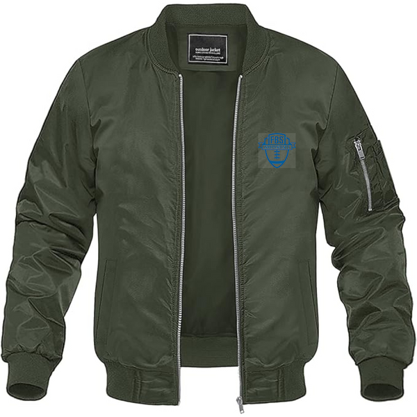 Men's Division I FBS Independents Lightweight Bomber Jacket Windbreaker Softshell Varsity Jacket Coat