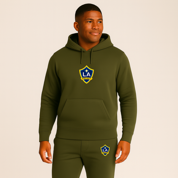 Men's LA Galaxy FC Crewneck Sweatshirt Joggers Suit