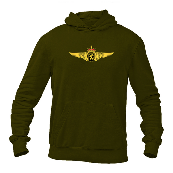 Men's Belgian Air Force Logo Pullover Hoodie