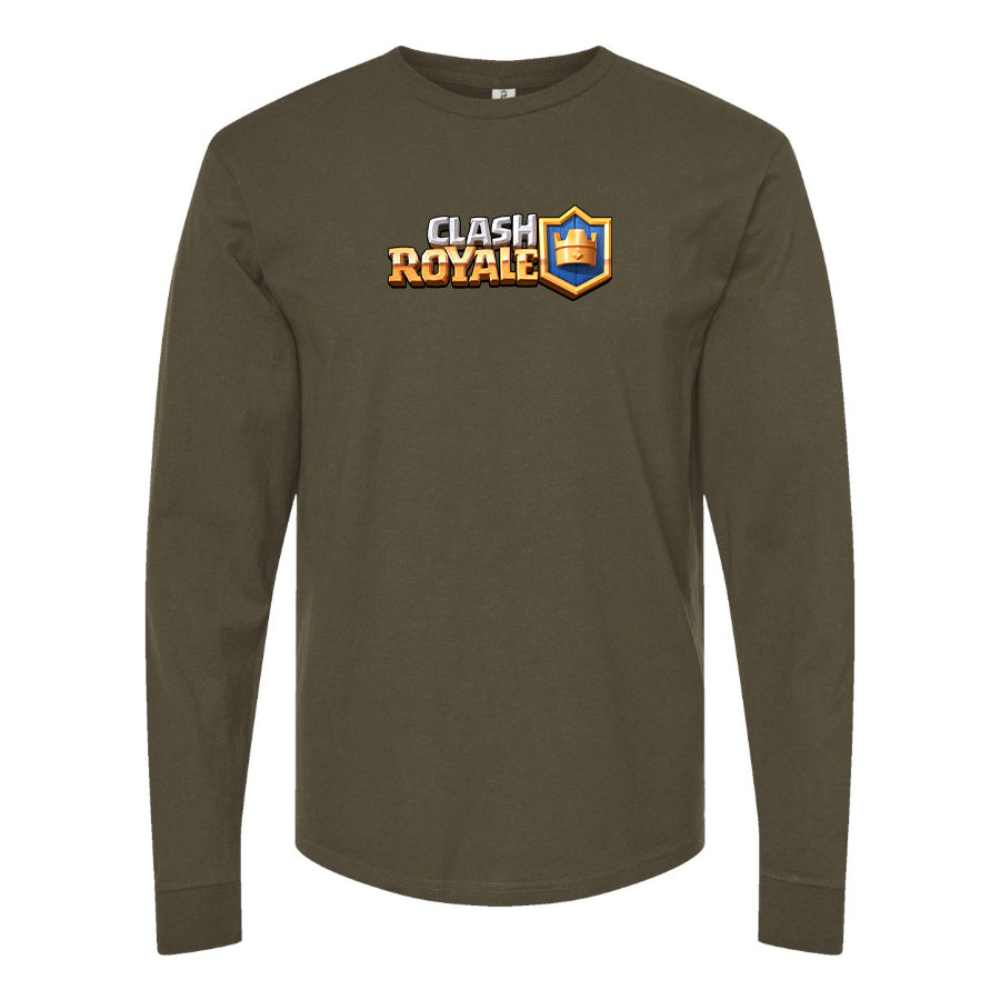 Men's Clash Royale Game Long Sleeve T-Shirt