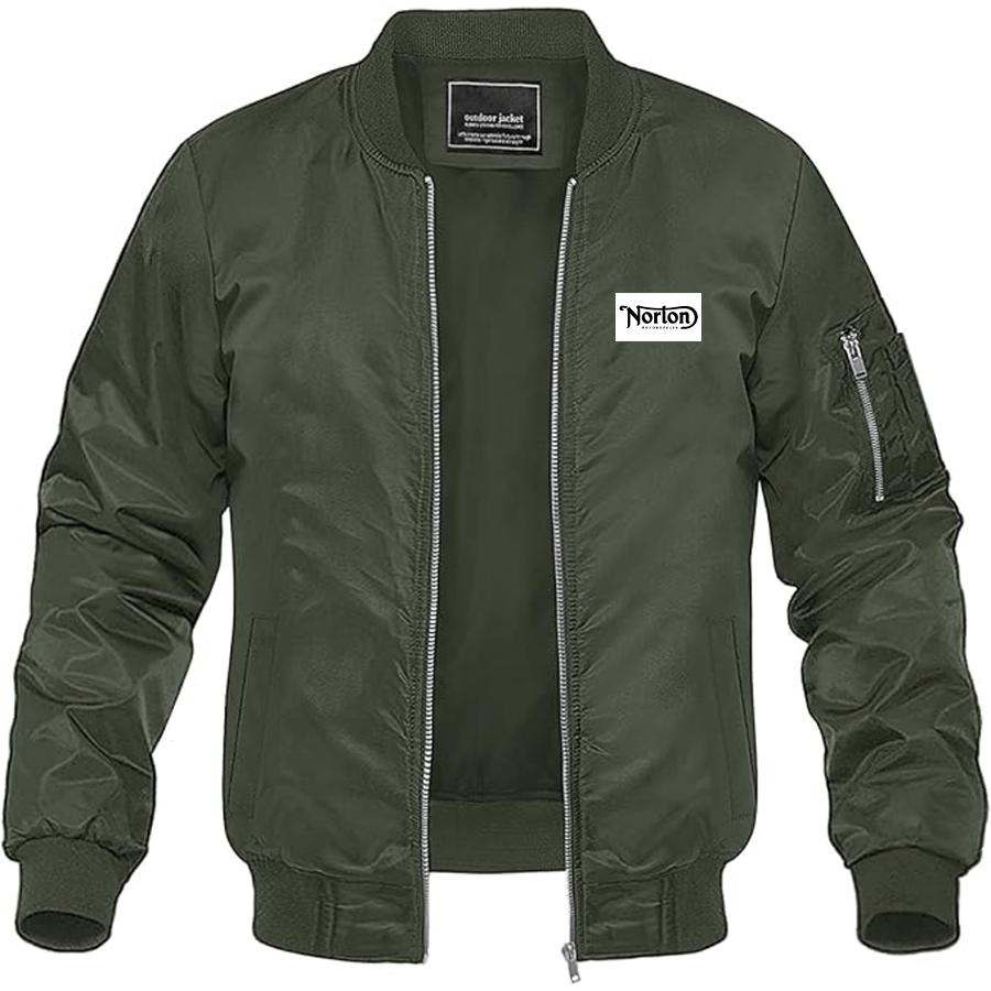 Men's Norton Logo Lightweight Bomber Jacket