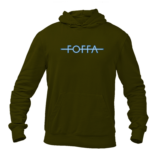 Men's Foffa Blue Logo Pullover Hoodie