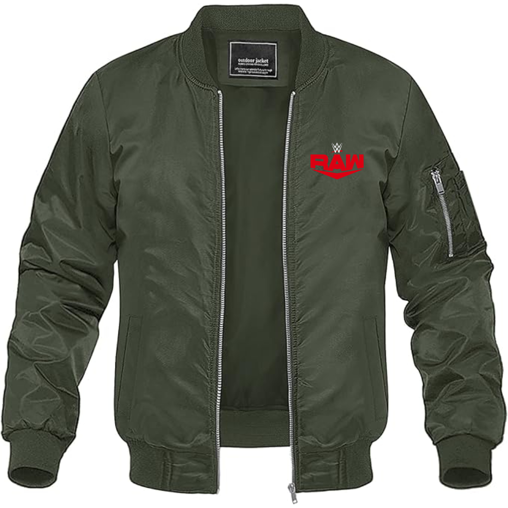 Men's WWE Raw Lightweight Bomber Jacket