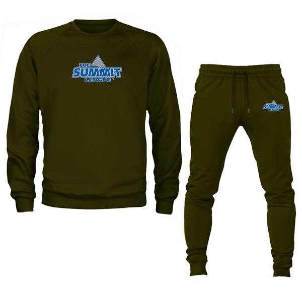 Men's The Summit League Crewneck Sweatshirt Joggers Suit