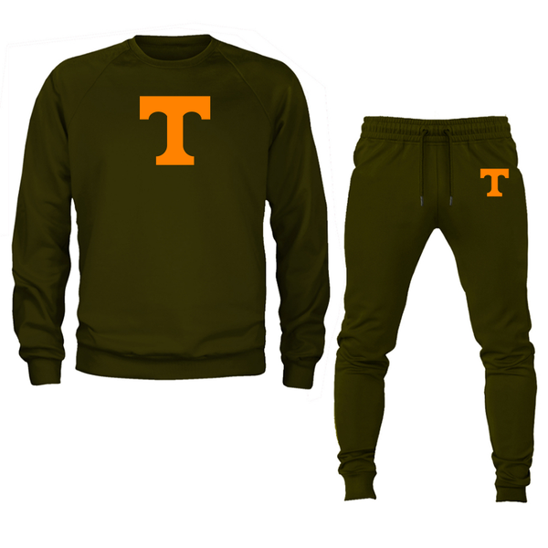 Men's Tennessee Volunteers Crewneck Sweatshirt Joggers Suit