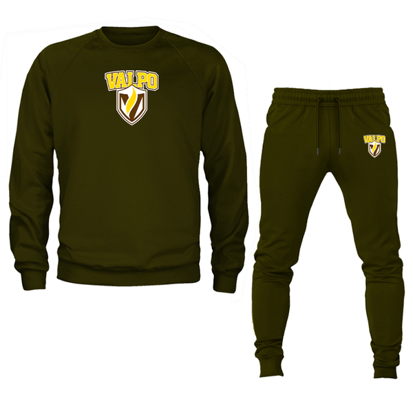 Men's  Valparaiso Crusaders Crewneck Sweatshirt Joggers Suit