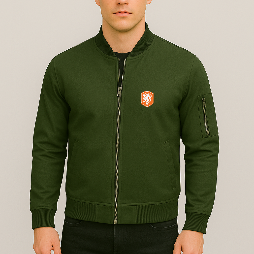 Men's Netherlands National Soccer Team Lightweight Bomber Jacket