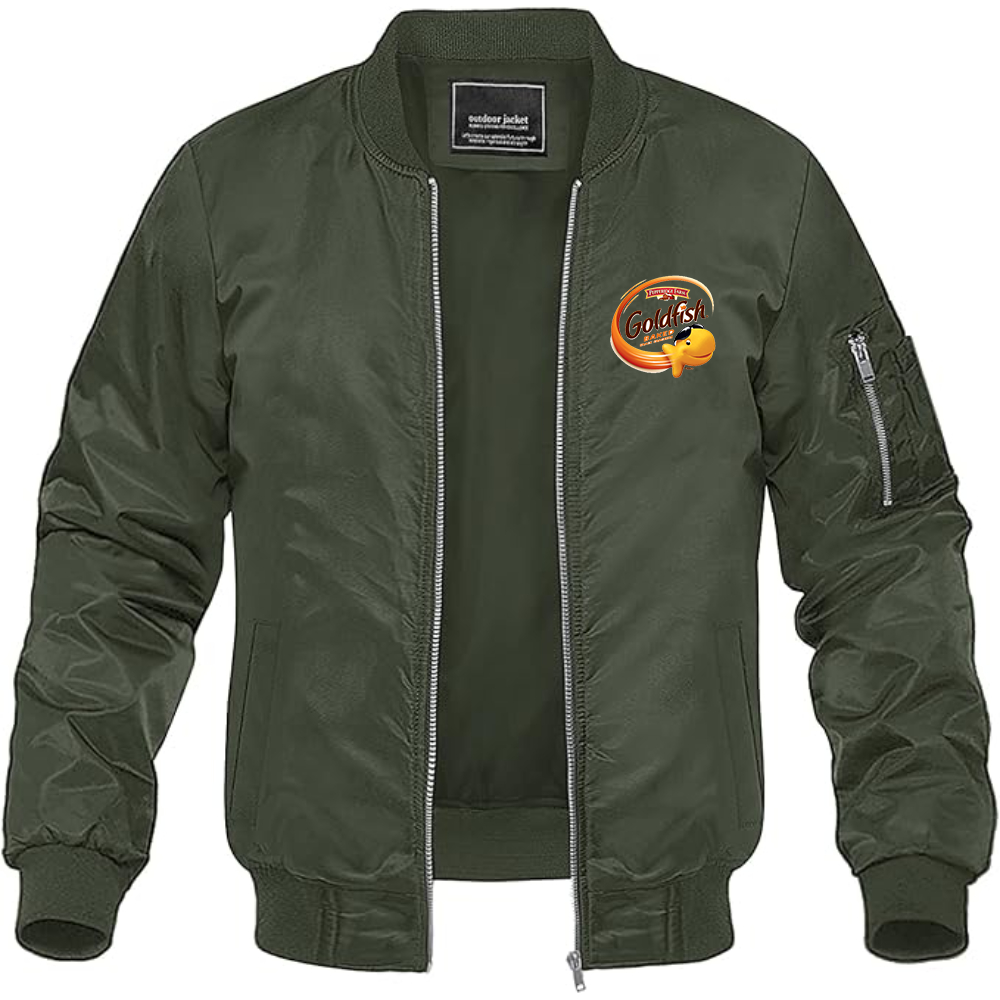Men's Goldfish Logo Lightweight Bomber Jacket