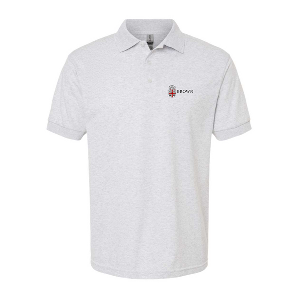 Men's  Brown University Dry Blend Jersey Polo