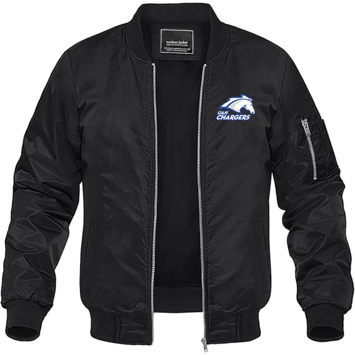Men's Alabama Huntsville Chargers Lightweight Bomber Jacket
