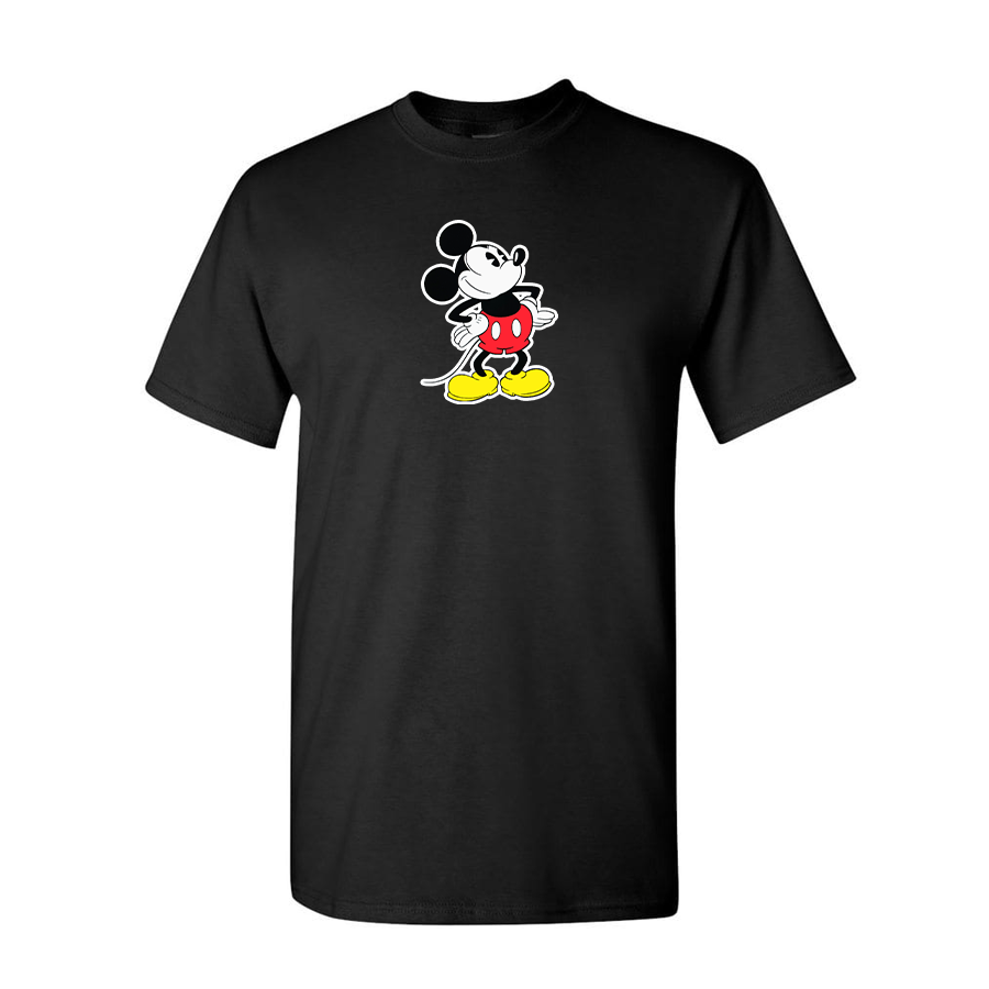 Men's Mickey Mouse Cartoon Cotton T-Shirt