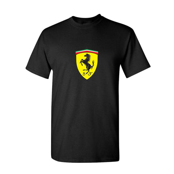 Youth Kids Ferrari Motorsport Car Cotton T-Shirt