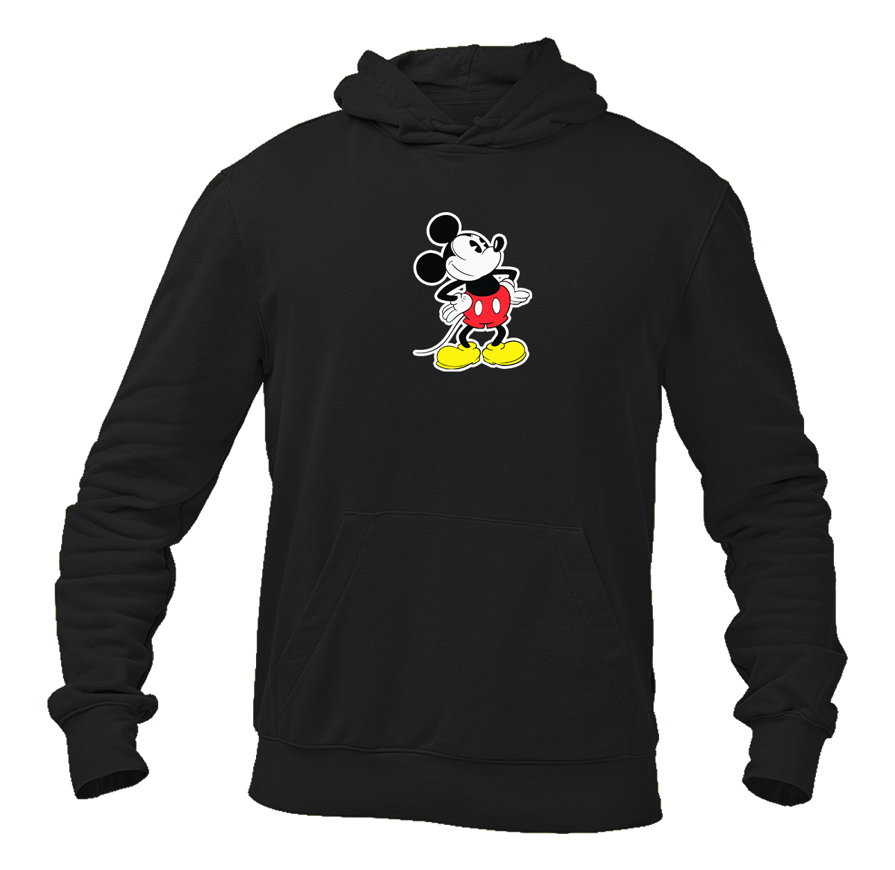 Men's Mickey Mouse Cartoon Pullover Hoodie