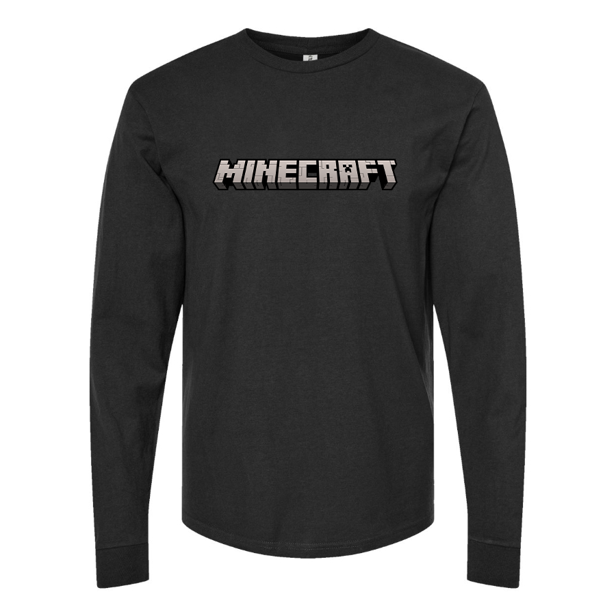 Youth Kids Minecraft Game Long Sleeve T-Shirt