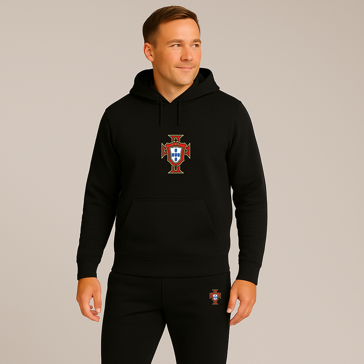 Men's Portugal National Soccer Team Hoodie Joggers Set