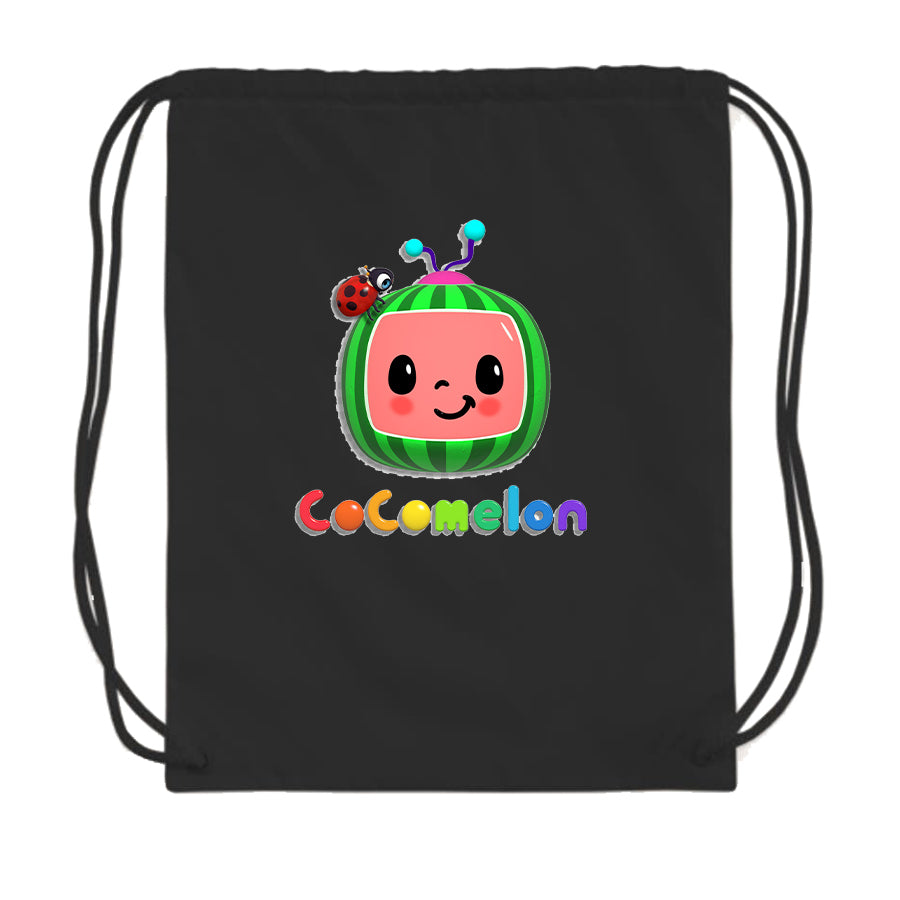 Cocomelon Cartoon Drawstring Bag