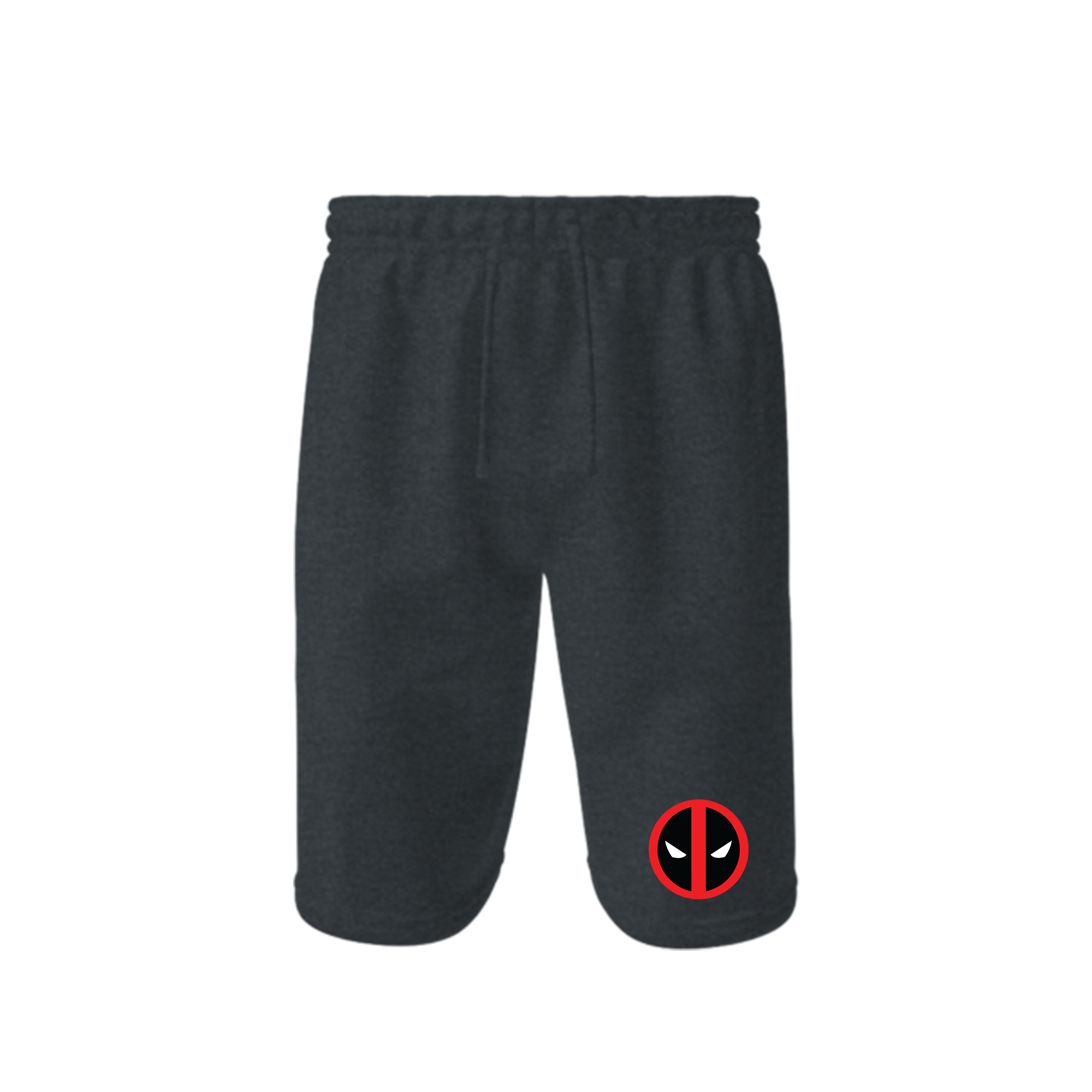 Men's Deadpool Marvel Superhero Athletic Fleece Shorts