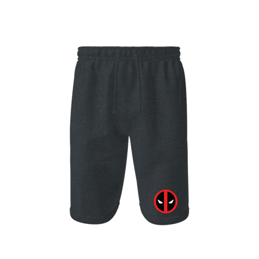 Men's Deadpool Marvel Superhero Athletic Fleece Shorts