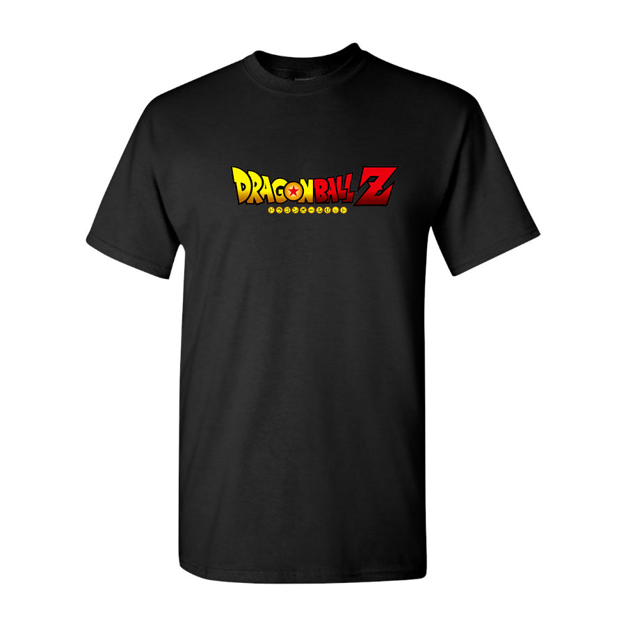 Men's Dragon Ball Z Cartoon Title Cotton T-Shirt