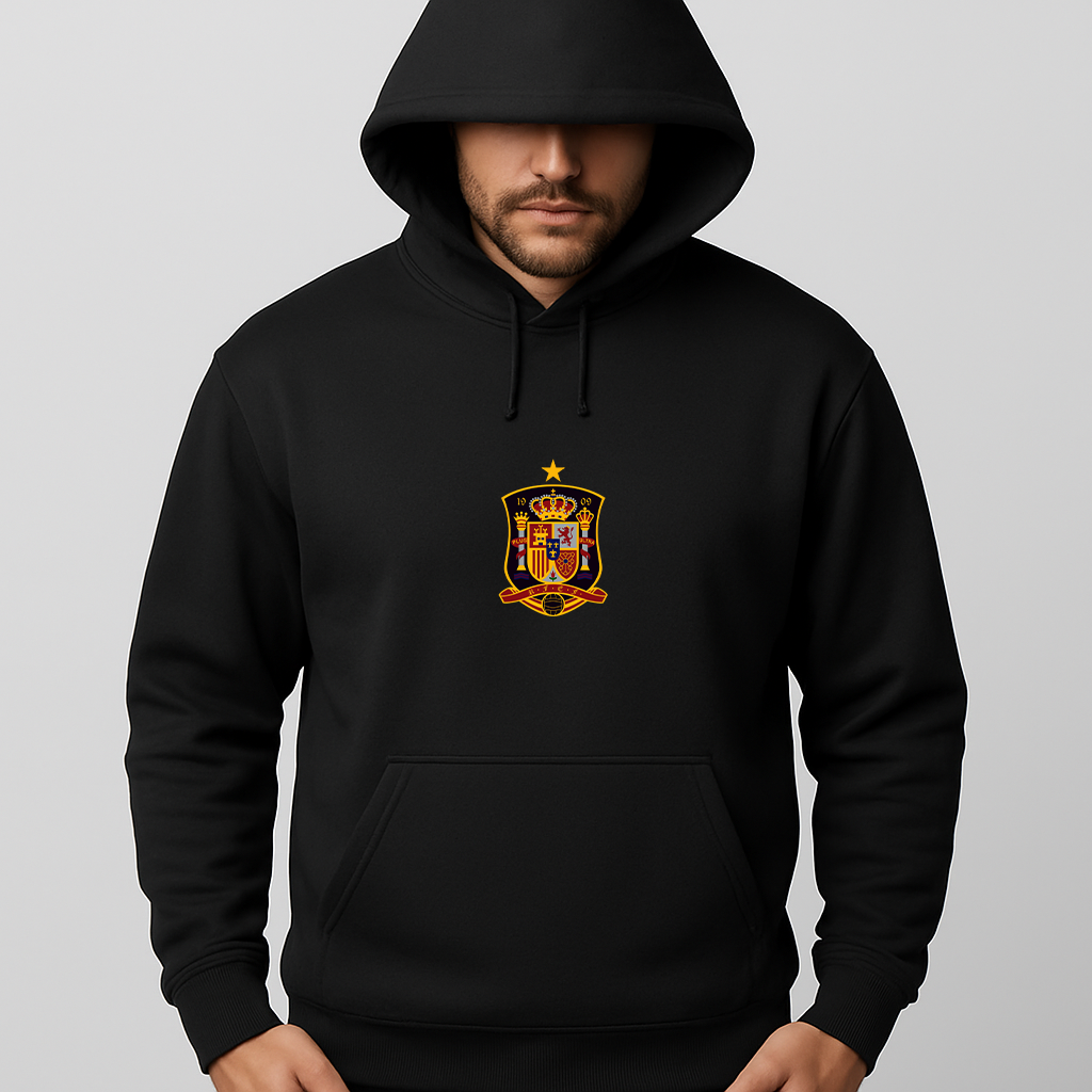 Men's Spain National Soccer Team Pullover Hoodie
