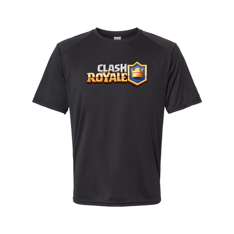 Youth Kids Clash Royale Game Performance T-Shirt