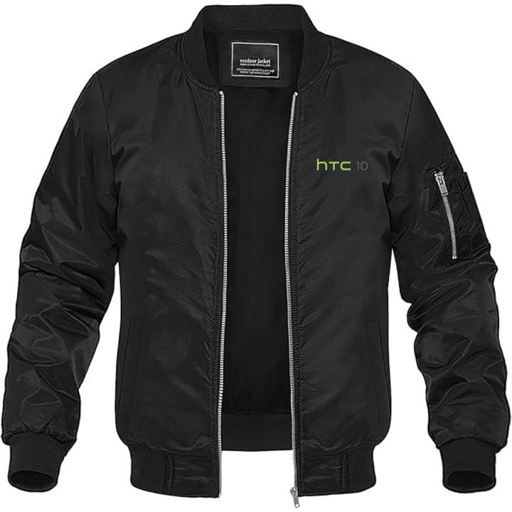 Men's HTC 10 Logo Lightweight Bomber Jacket