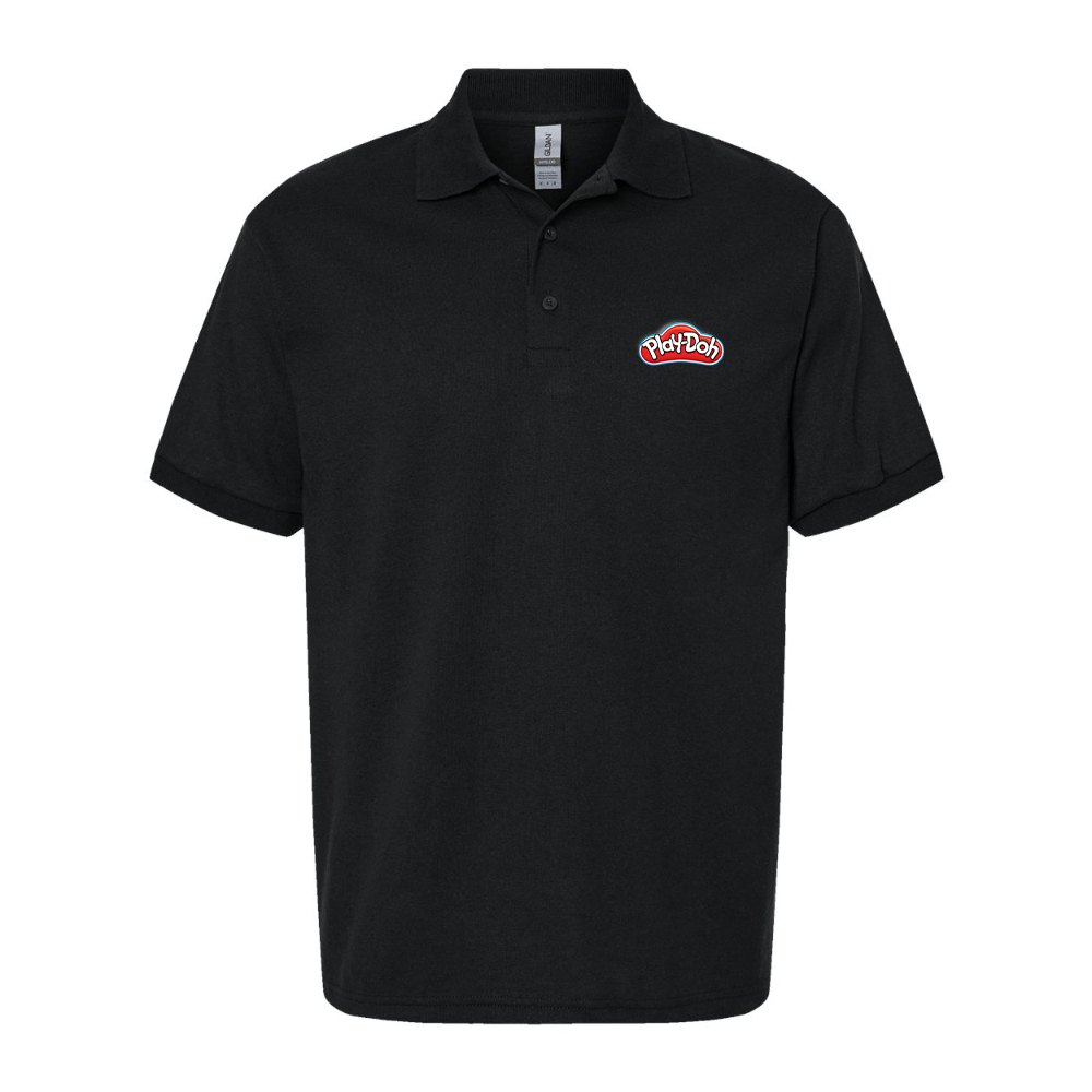Men's Play Doh Dry Blend Jersey Polo - Black