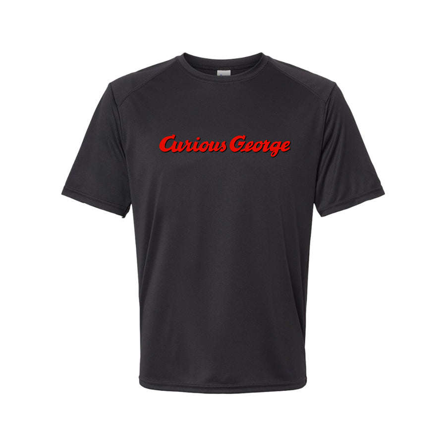 Men's Curious George Cartoon Performance T-Shirt