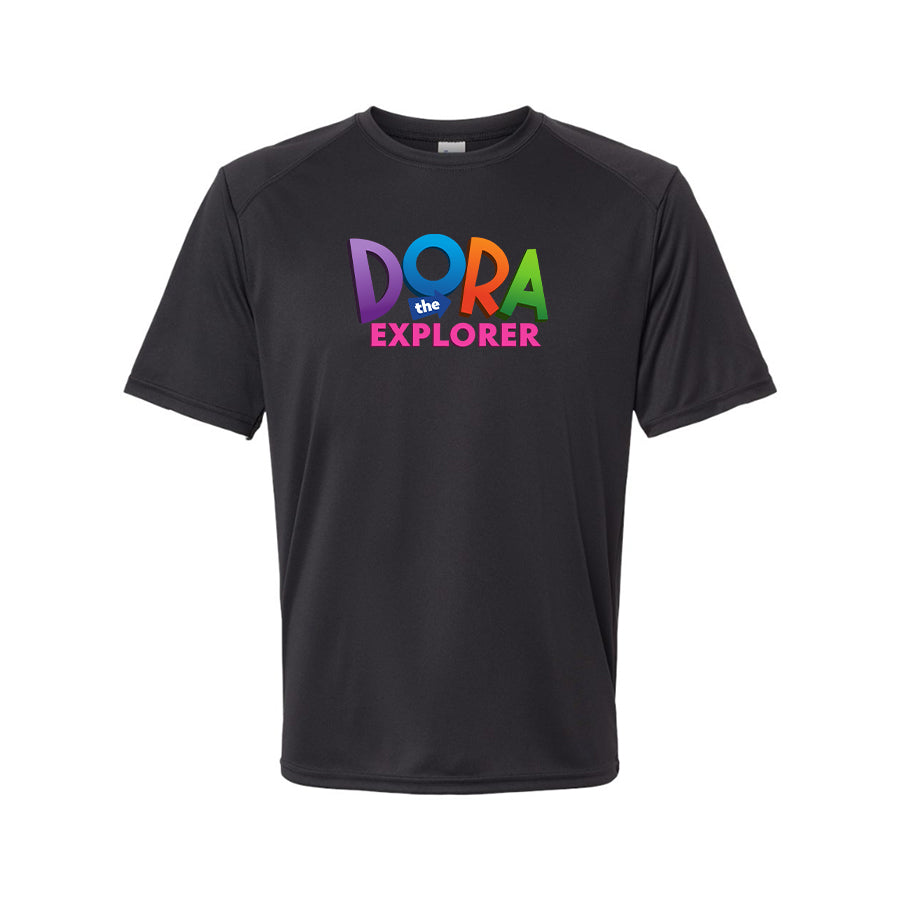 Youth Kids Dora The Explorer Cartoon Performance T-Shirt