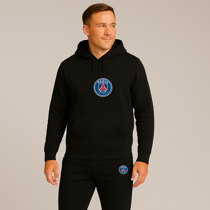 Men’s Paris-Saint Germain Soccer Logo Hoodie Joggers Set