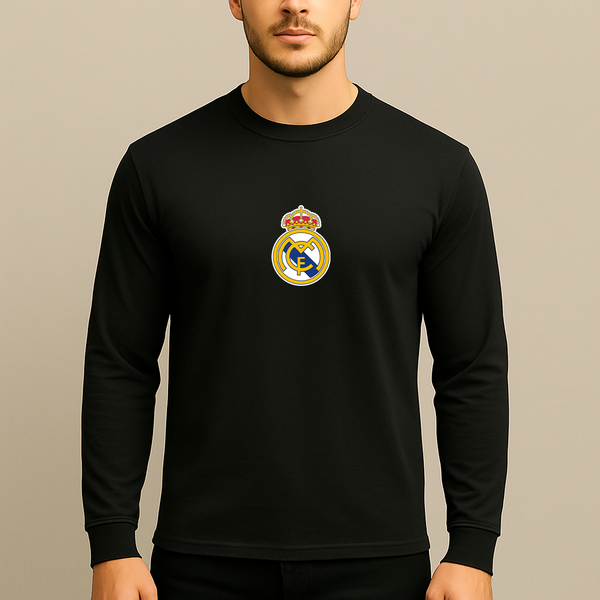 Men’s Real Madrid Soccer Long Sleeve T-Shirt