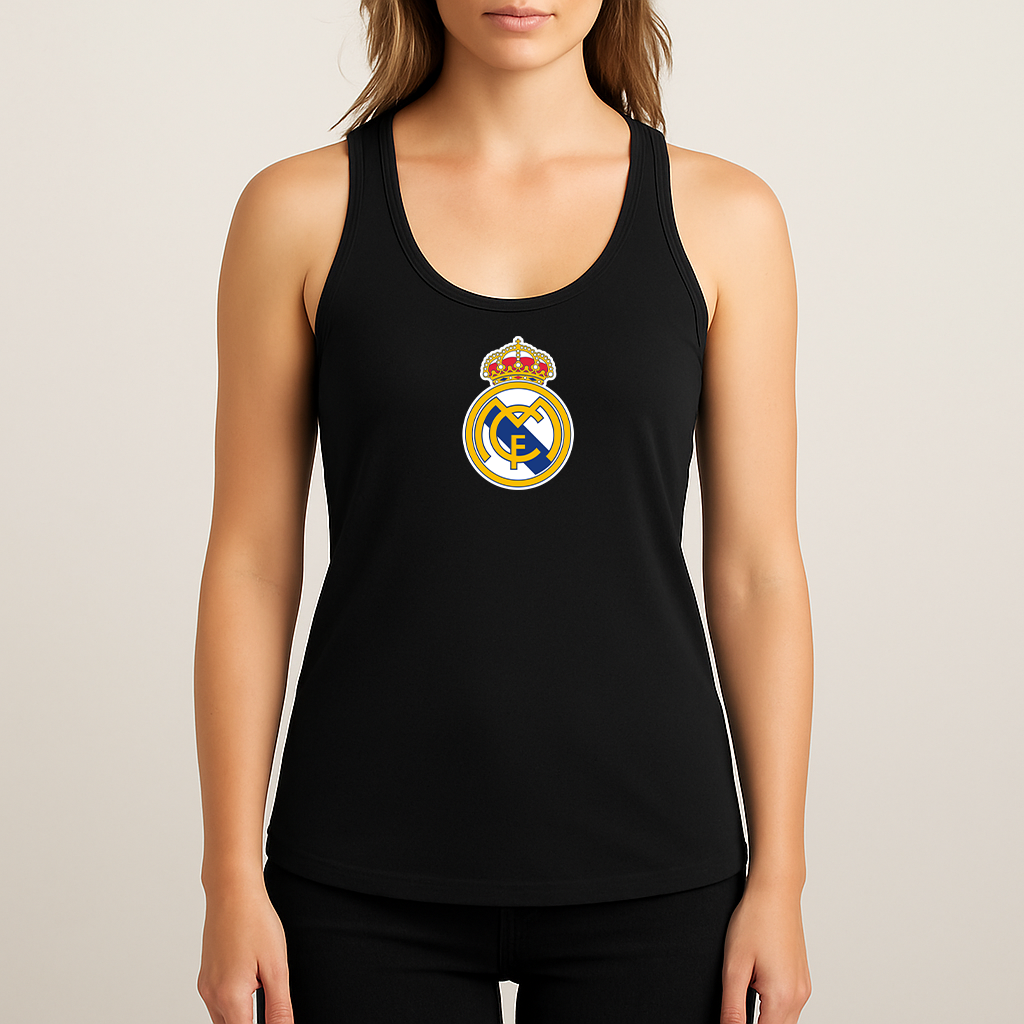 Women's Real Madrid Soccer Racerback Tank Top