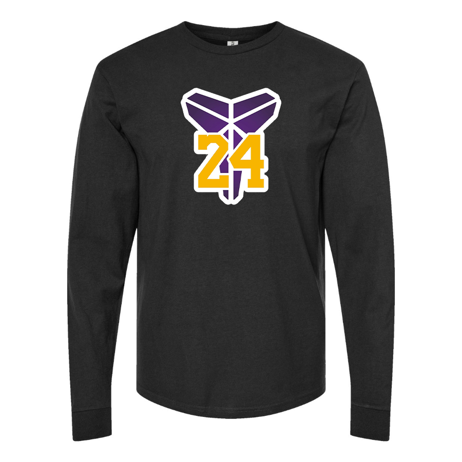 Youth Kids Kobe Bryant Mamba 24 Long Sleeve T-Shirt